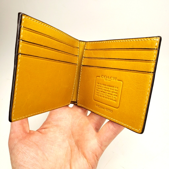 Coach Bags Coach Mens Slim Billfold Wallet Limited Edition Color Nwot Rare Poshmark